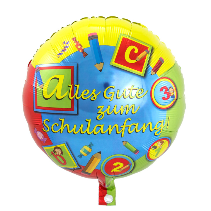 Ballon Total - Folienballon Schulanfang